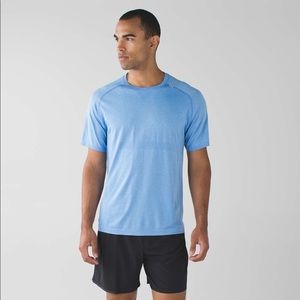 Blue Men’s Lululemon Metal Vent Tech T-Shirt